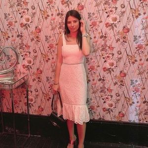 Sam Edelman white eyelid dress